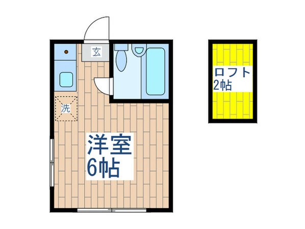 ラ・カシ－タ久が原の物件間取画像